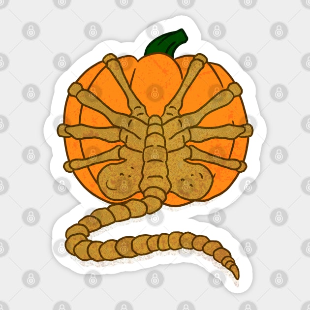 Pumpkin Hugger Sticker by CCDesign